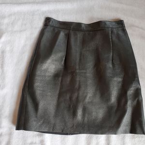 Leather Mini Skirt